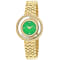 Christian Van Sant Women's Gracieuse Green Dial, Yellow Stainless Steel Watch