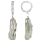 Gray Cultured Freshwater Pearl Dangle Earrings In Sterling Silver