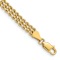 10k Yellow Gold 4.5mm Wide Triple Strand Rope Bracelet