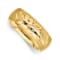 14k Yellow Gold 20mm Diamond-Cut and Brushed 13/16 Oversize Florentine
Hinged Bangle Bracelet