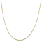 14K Yellow Gold 1mm Octagonal Snake Chain Necklace