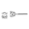 14K White Gold Lab Grown Diamond 3/4ctw Certified VS/SI GH Screw Back 4
Prong Earrings