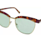bob sdrunk Grace-54 Purple Tortoise and Gold Tone Frame/ Green Lenses Sunglasses
