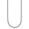 Rhodium Over Sterling Silver 3.1mm Rolo 30 Inch Chain