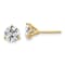 14K Yellow Gold Lab Grown Diamond 1 1/2ct. VS/SI GH+, 3 Prong Stud Earrings