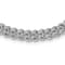 Rhodium Over Sterling Silver Micro Pave Cubic Zirconia 6mm Curb Link 18
Inch Necklace