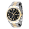 Invicta Specialty 43mm Black Dial Two-tone Stainless Steel Quartz Watch