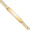 14k Yellow Gold Mariner Link ID Bracelet