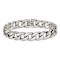 Stainless Steel 11mm Polished Curb Link Bracelet