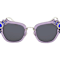 Miu Miu Lilac and Silver Frame / Gray Lenses Sunglasses
