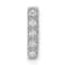 Rhodium Over 14K White Gold Diamond Letter I Initial Charm