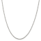 Sterling Silver 1.7mm 8 Sided Diamond-cut Box Chain Necklace