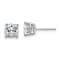 Rhodium Over 14K White Gold 2.25ct. 6.0mm Cushion D E F Pure Light
Moissanite Earrings
