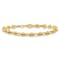 14k Yellow Gold 4.9mm Polished Link Bracelet