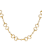 Statement Chain Necklace In 18K Gold Over Bronze