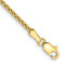 10k Yellow Gold 1.7mm Spiga Link Bracelet