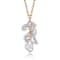 Pear Shape Freshwater Pearl Solitaire Pendant In 14K Gold Over Sterling Silver