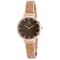 Roberto Bianci Women's Billare Brown Dial, Rose Stainless Steel Watch