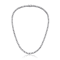 CZ Tennis Necklace In Sterling Silver