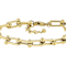 Stirrup Link Bracelet In Gold-Tone 6.5mm