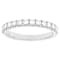 Lab-Grown Diamond Band Ring In 14K White Gold 0.50ctw