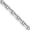 Rhodium Over 14k White Gold 4.2mm Hand-polished Fancy Link Bracelet