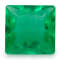Panjshir Valley Emerald 5.2x5.1mm Princess Cut 0.57ct