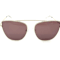Kendall + Kylie Light Gold Frame/Dark Berry Lenses Sunglasses