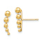 14k Yellow Gold Graduated Ball Stud Earrings