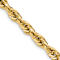 14k Yellow Gold 7mm Rope Link 22 Inch Chain