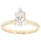 Lab-Grown Diamond Pear Shape Solitaire Ring In 14K Gold 1.10ct