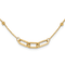 14K Yellow Gold Polished and Diamond-cut Fancy Necklace