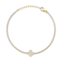 Sterling Statements 14K Yellow Gold Over Sterling Silver Cubic Zirconia
Clover Tennis Bracelet