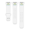 Gametime Los Angeles Chargers White Silicone Apple Watch Band (38/40mm
M/L). Watch not included.