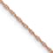 14k Rose Gold 0.6mm Solid Cable 20 Inch Chain