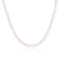 7-8mm White Cultured Freshwater Pearl endless Necklace
