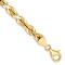 10k Yellow Gold 6.5mm Diamond-Cut Rope Link Bracelet