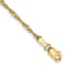 14K Yellow Gold 1.70mm Singapore Chain Bracelet