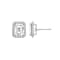 White Cubic Zirconia Platinum Over Sterling Silver Earrings 8.52ctw