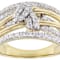 Refined Lab-Grown Diamond Ring 0.75ctw In 14K Gold Over Sterling Silver