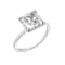 White Cubic Zirconia Platinum Over Sterling Silver Ring 4.00ctw