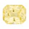 Yellow Sapphire Loose Gemstone Unheated 6.9x5.66mm Radiant Cut 1.56ct