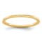 10K Yellow Gold 1.2mm Criss-Cross Pattern Stackable Expressions Band