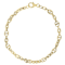 Oval Mariner Link Bracelet In Solid 14K Yellow Gold 5.3mm