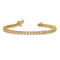 14K Two-tone Gold I1/G-H Diamond Tennis Bracelet 0.91ctw