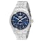 Invicta Specialty 43mm Blue Dial Stainless Steel Band Quartz Watch