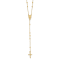 14K Yellow Gold Polished Rosary Necklace