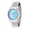 Invicta Specialty 36mm Light Blue Dial Stainless Steel Band Quartz Watch