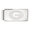 Rhodium Over Sterling Silver LogoArt University of Georgia Money Clip