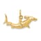 14K Yellow Gold Hammerhead Shark Charm